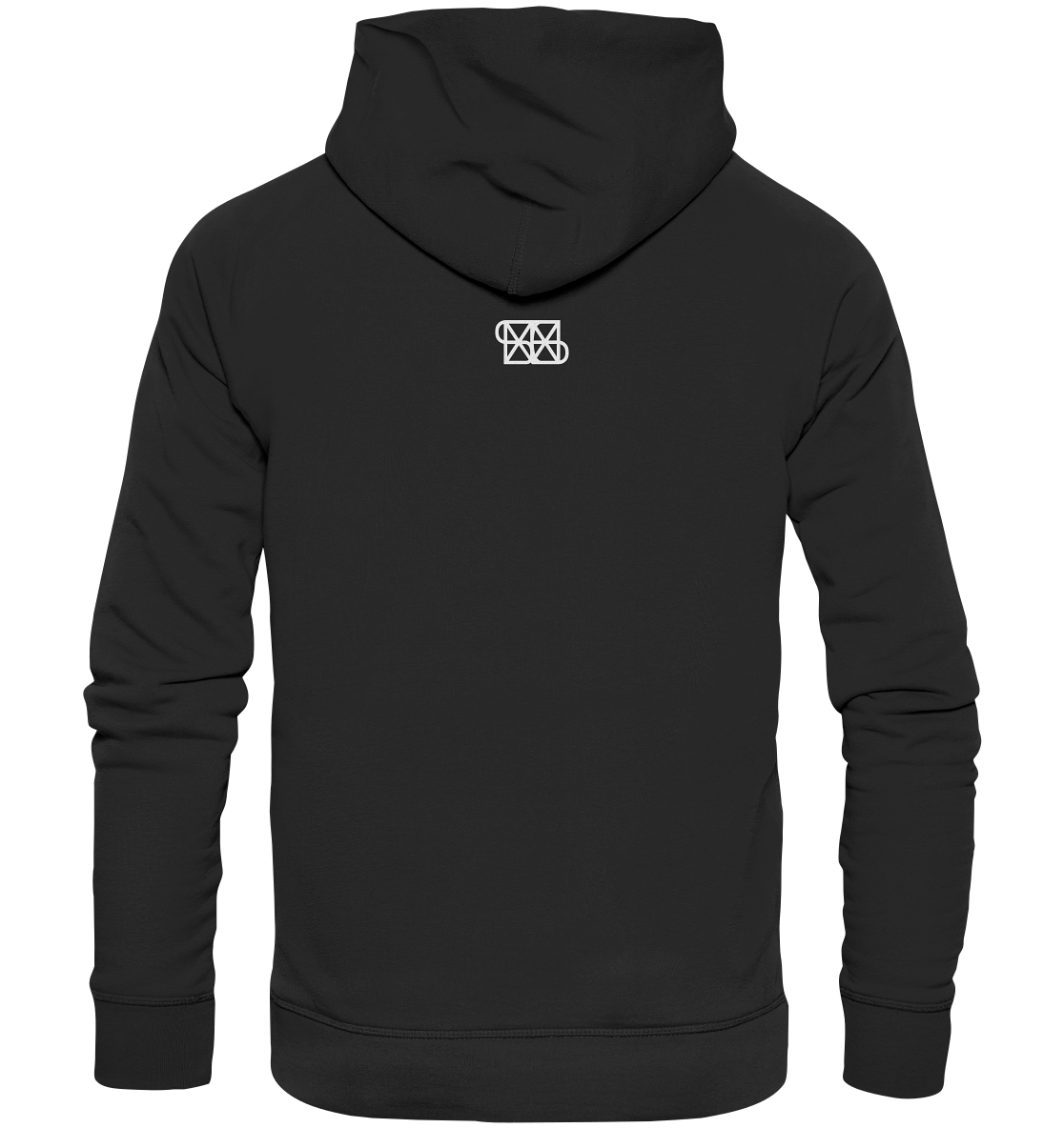 Up Down white - Organic Basic Hoodie