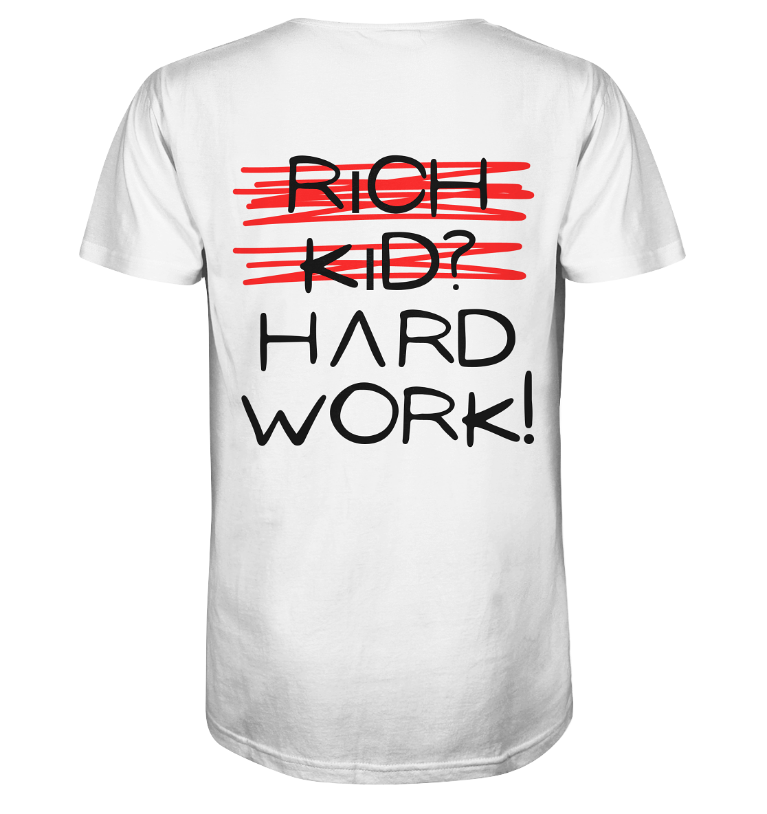 HardWork black  - Organic Basic Shirt